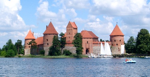 Borgen i Trakai, Litauen (14/7-2005).